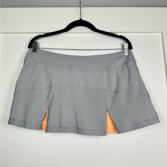 Nike Dri Fit Gray Peach Ultra Mini Skort Size Large - Picture 5 of 10